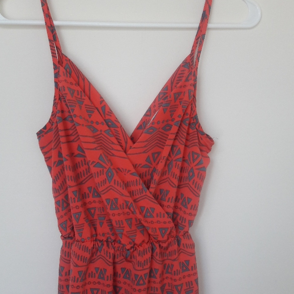 Multicolored scrappy dress